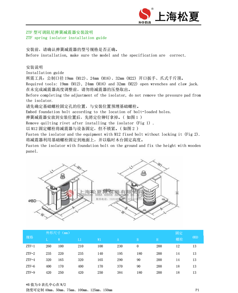 ZTF-1-200彈簧大菠萝福建官方人口器安裝圖1